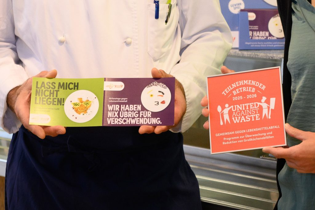 „United Against Waste“: Reduktion von vermeidbaren Lebensmittelabfällen als Ziel